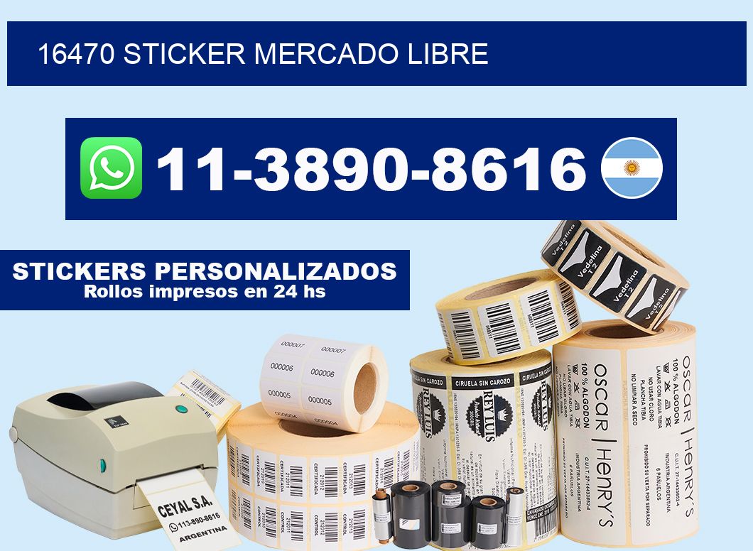 16470 sticker mercado libre
