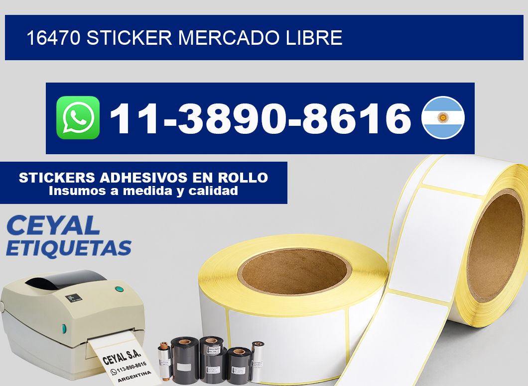 16470 sticker mercado libre