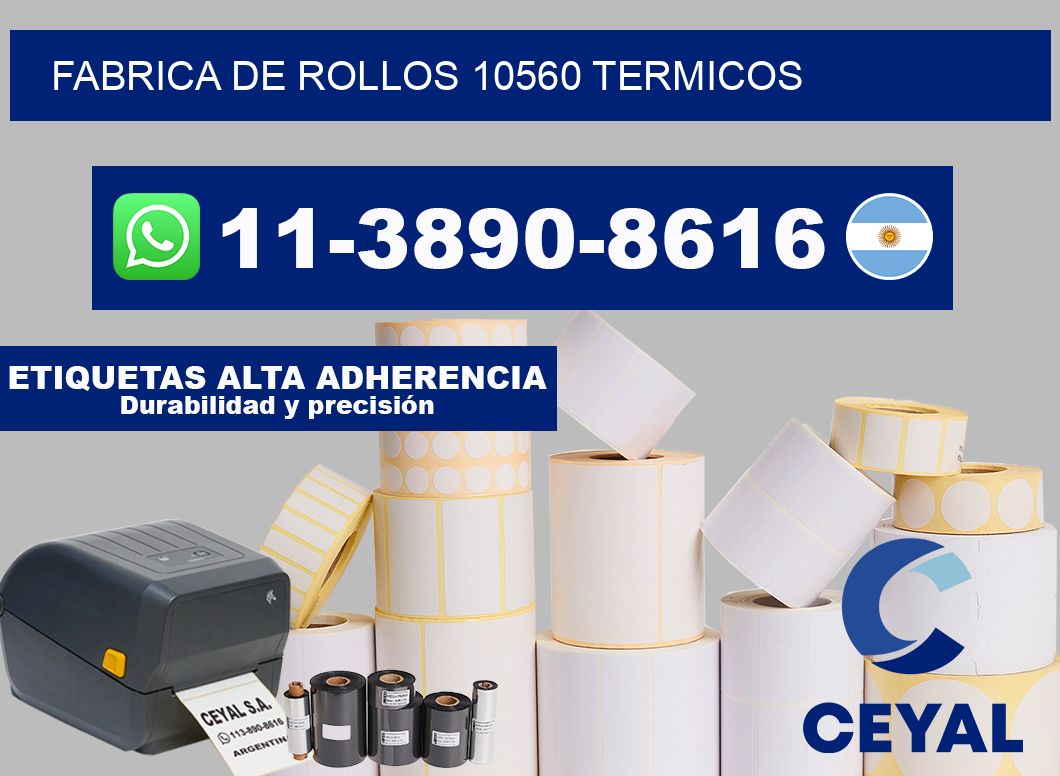 FABRICA DE ROLLOS 10560 TERMICOS