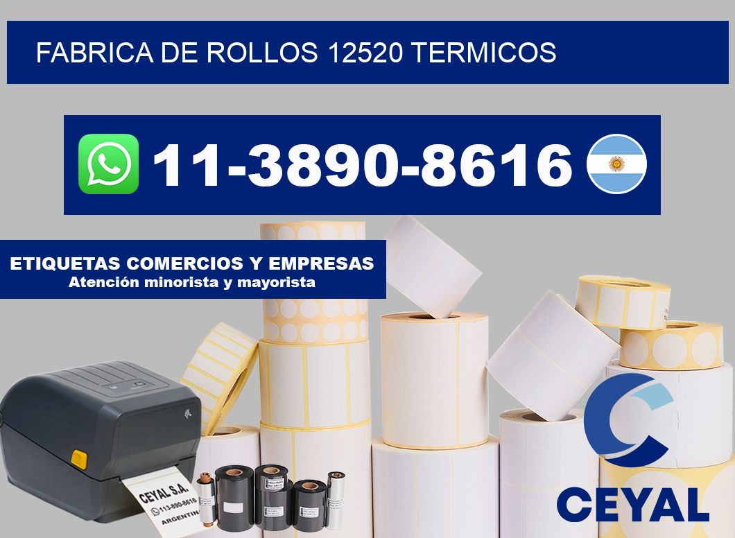 FABRICA DE ROLLOS 12520 TERMICOS