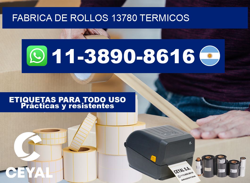 FABRICA DE ROLLOS 13780 TERMICOS
