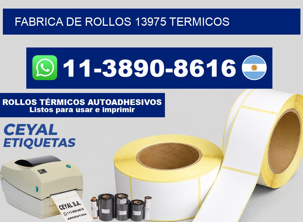 FABRICA DE ROLLOS 13975 TERMICOS