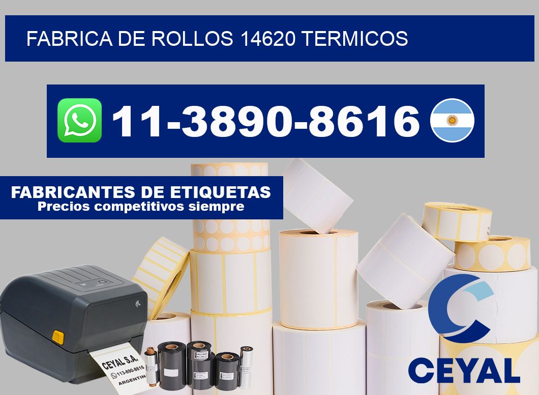 FABRICA DE ROLLOS 14620 TERMICOS