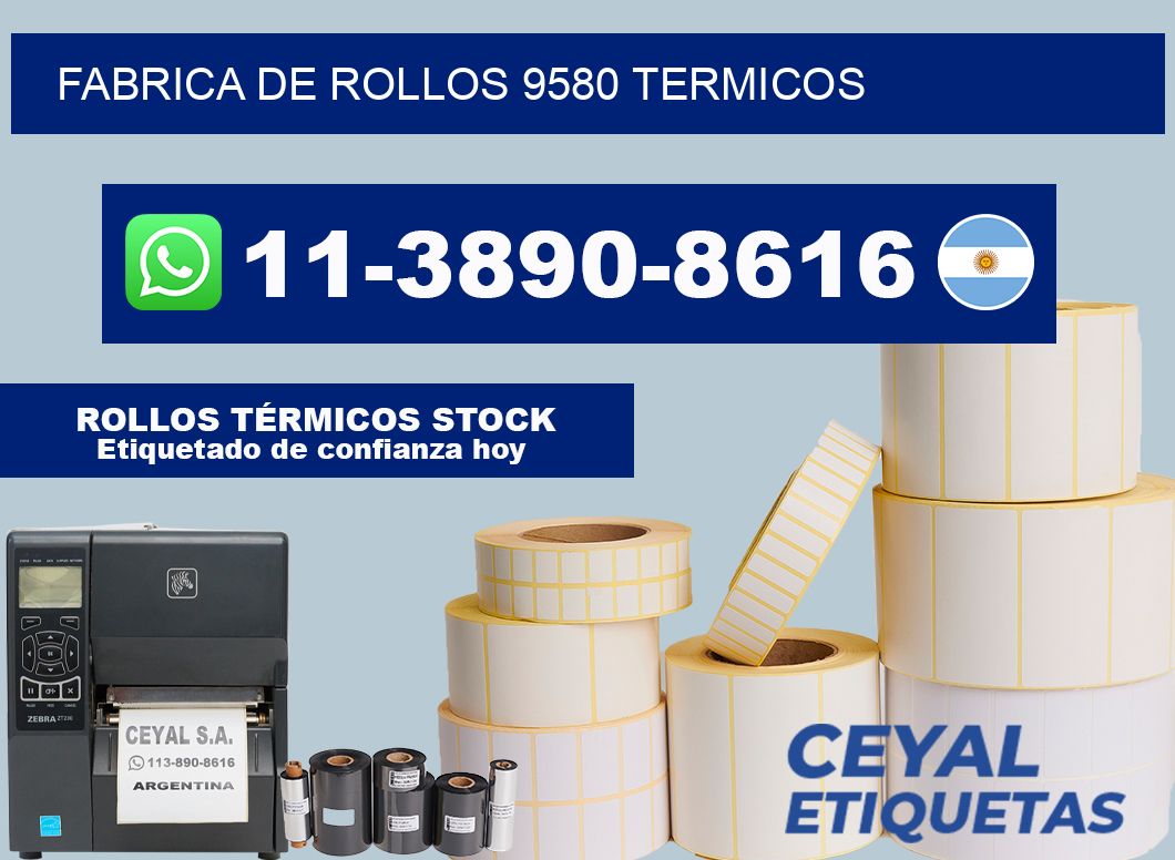 FABRICA DE ROLLOS 9580 TERMICOS