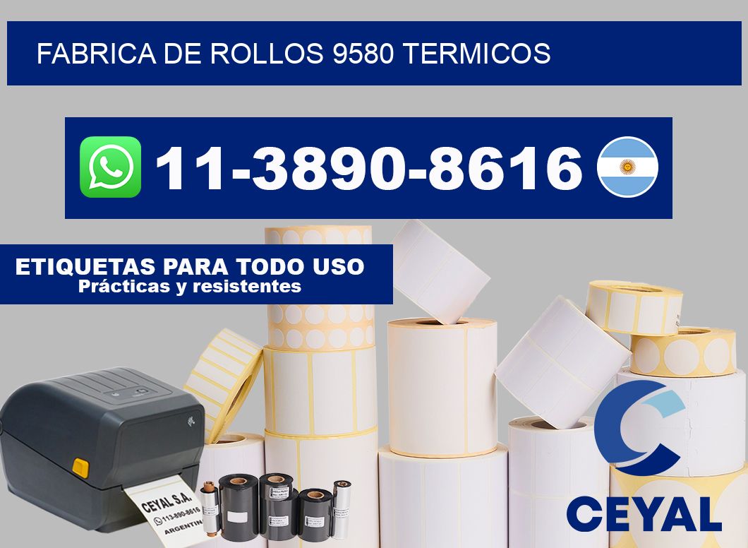 FABRICA DE ROLLOS 9580 TERMICOS
