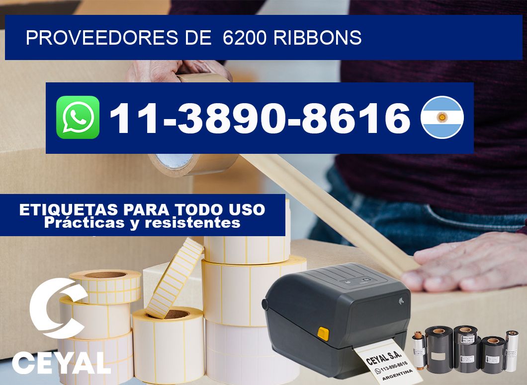 Proveedores de  6200 ribbons