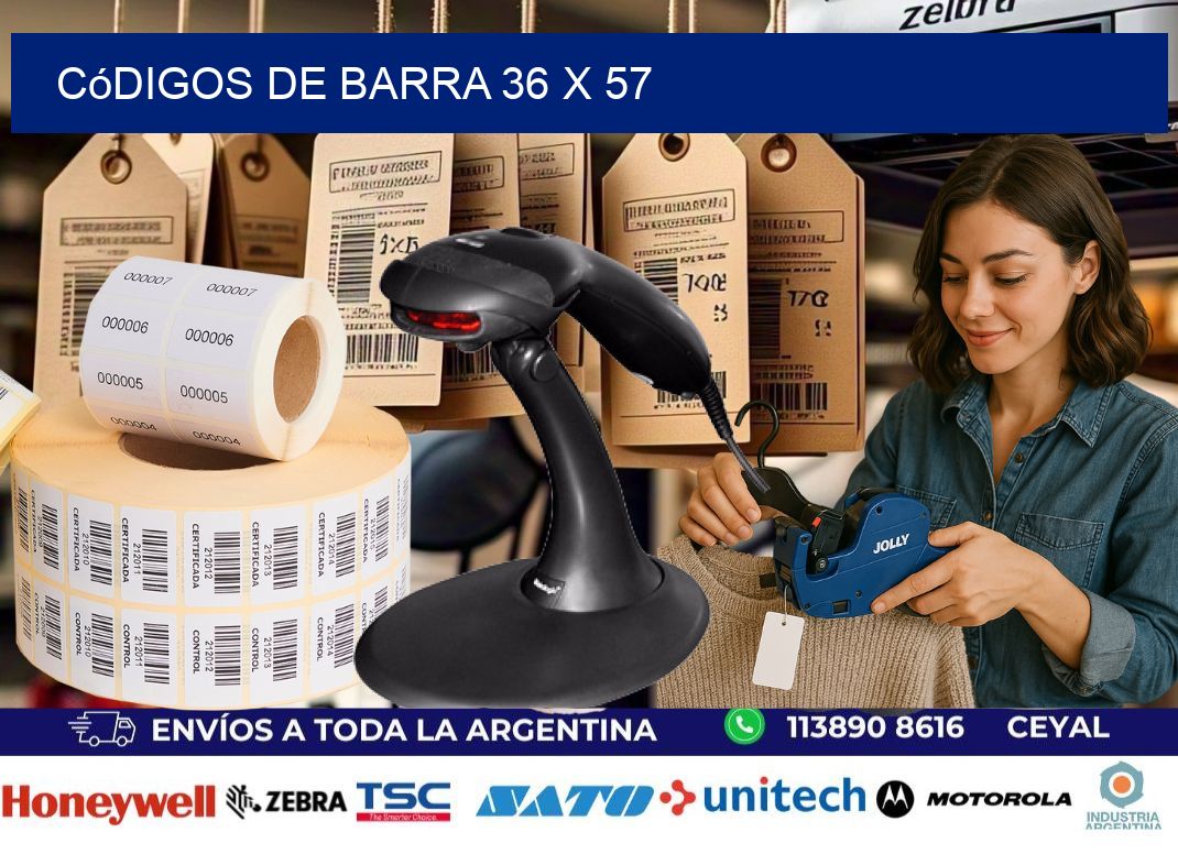 códigos de barra 36 x 57
