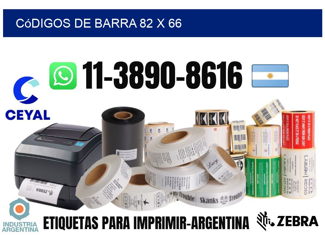códigos de barra 82 x 66