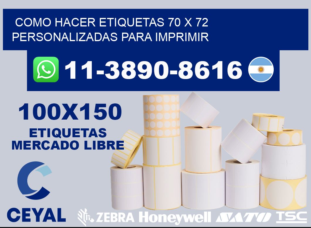 como hacer etiquetas 70 x 72 personalizadas para imprimir