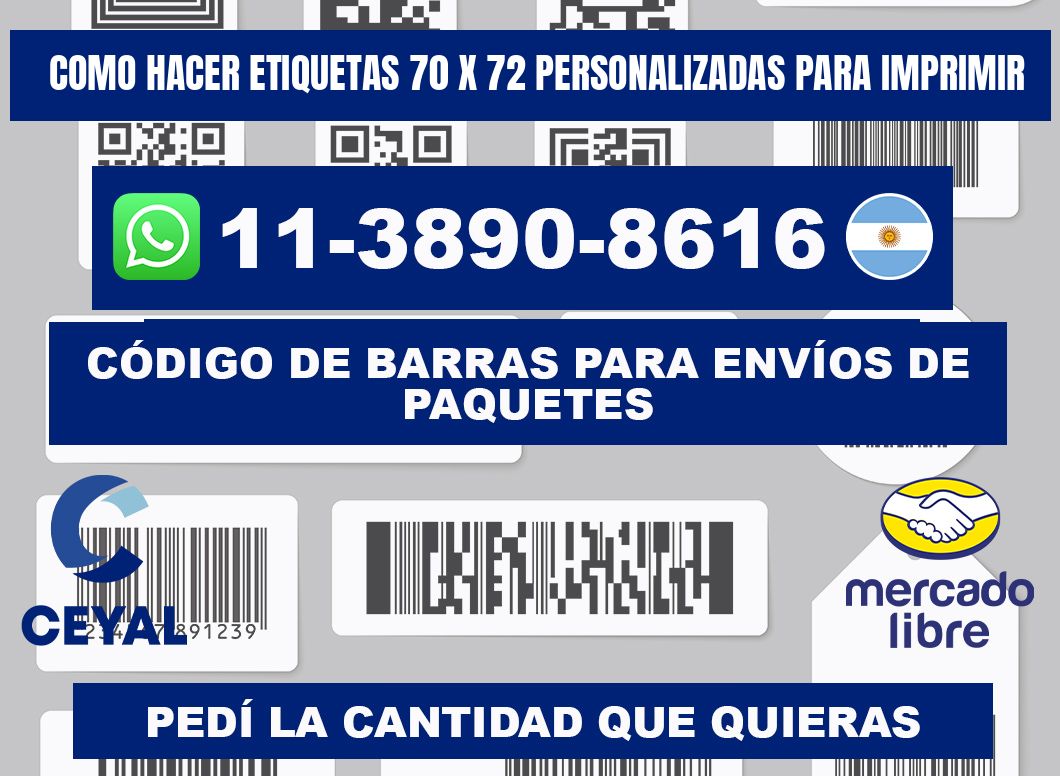 como hacer etiquetas 70 x 72 personalizadas para imprimir
