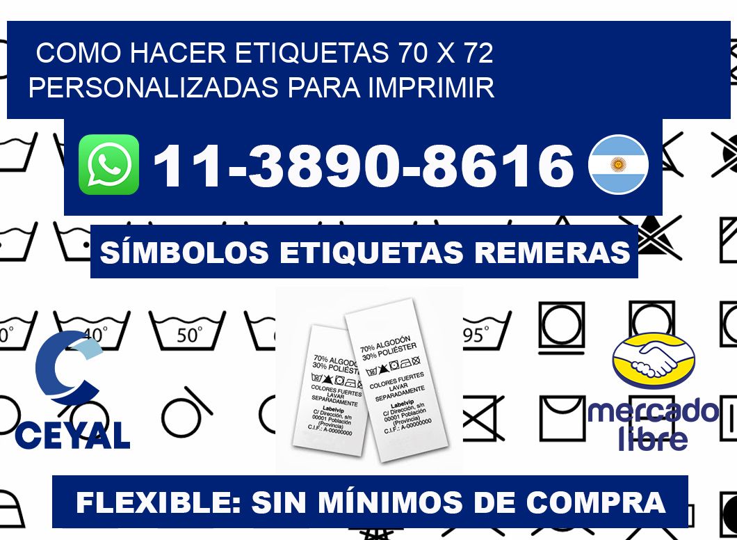 como hacer etiquetas 70 x 72 personalizadas para imprimir