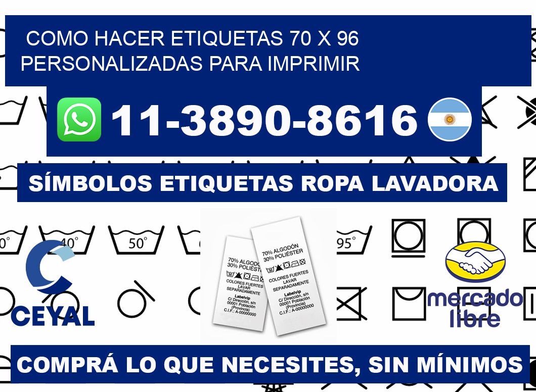 como hacer etiquetas 70 x 96 personalizadas para imprimir