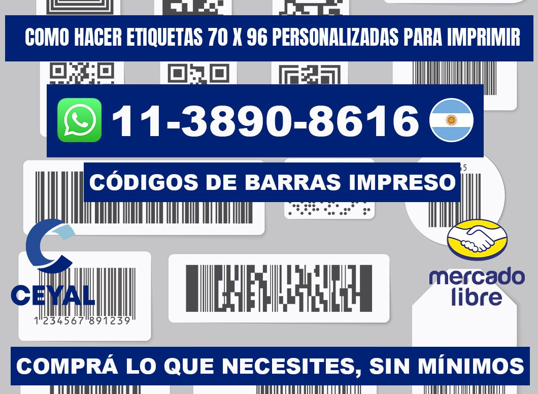 como hacer etiquetas 70 x 96 personalizadas para imprimir