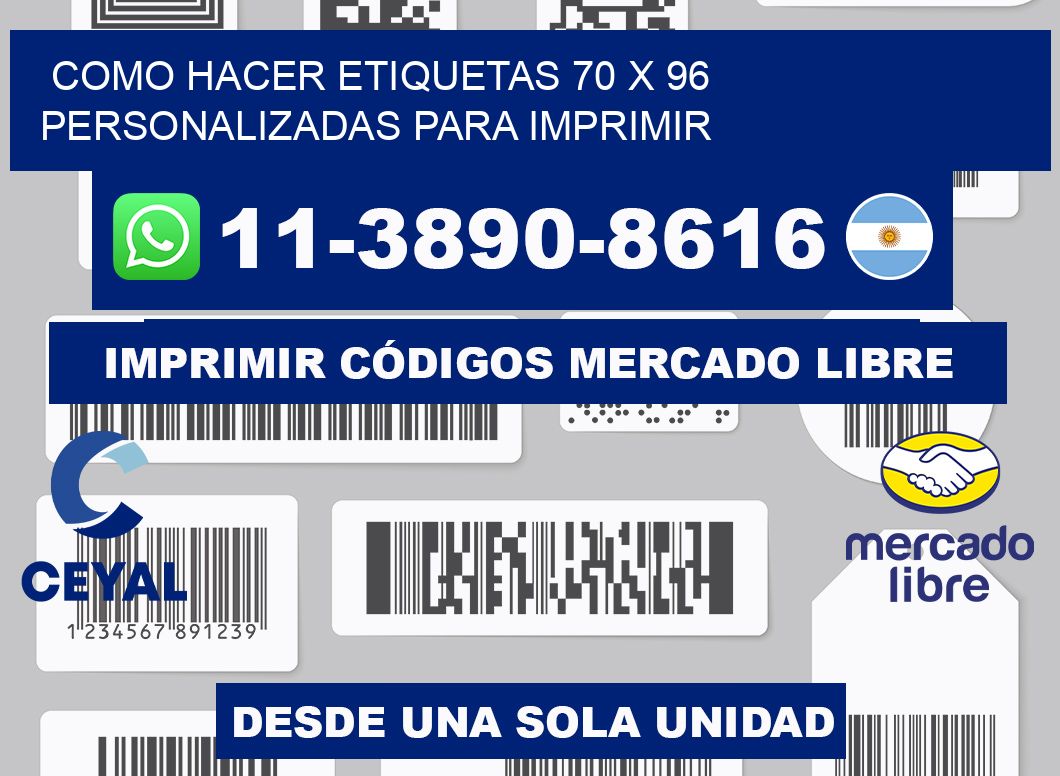 como hacer etiquetas 70 x 96 personalizadas para imprimir