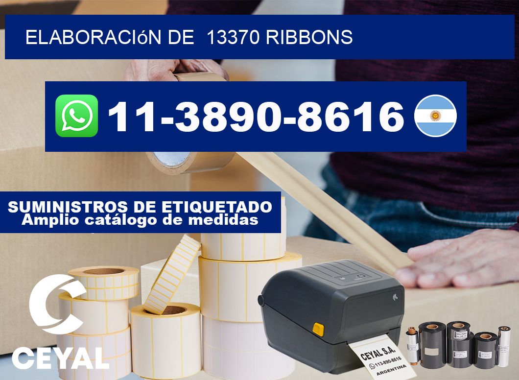 elaboración de  13370 ribbons