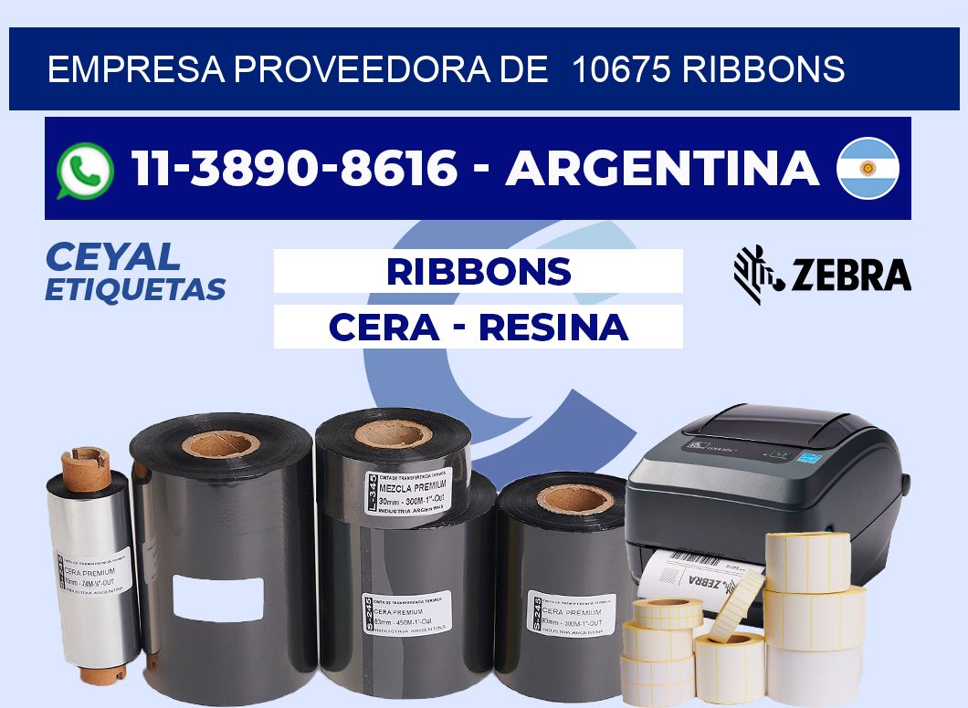 empresa proveedora de  10675 ribbons