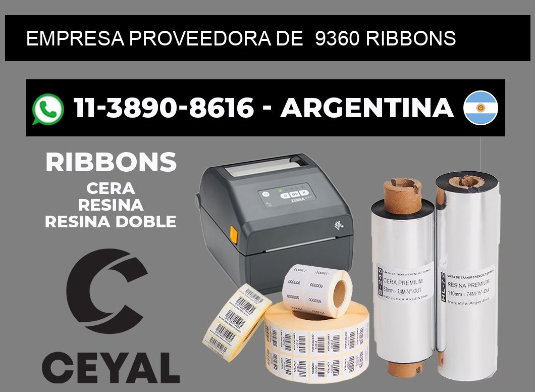 empresa proveedora de  9360 ribbons