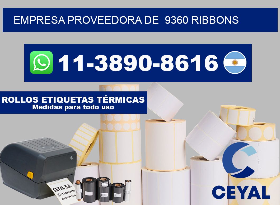 empresa proveedora de  9360 ribbons