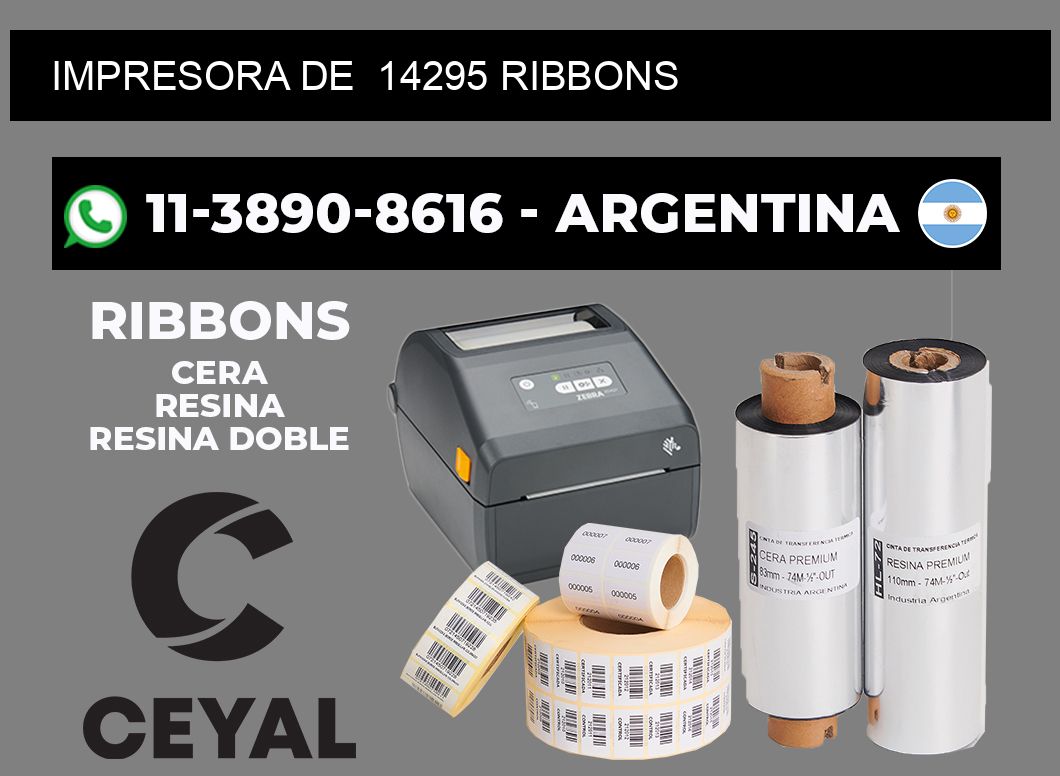 impresora de 14295 ribbons