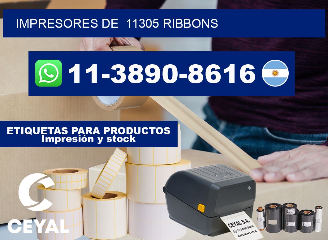 impresores de  11305 ribbons