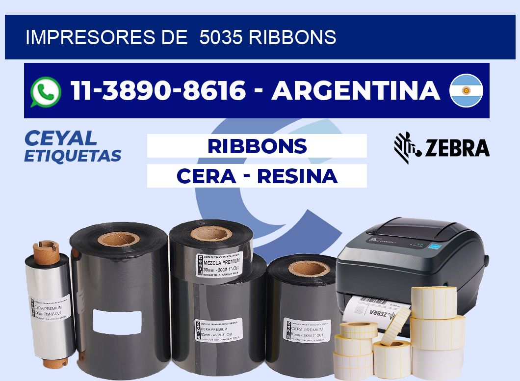 impresores de  5035 ribbons