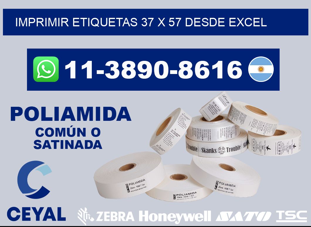 imprimir etiquetas 37 x 57 desde excel