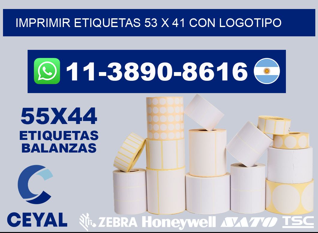 imprimir etiquetas 53 x 41 con logotipo