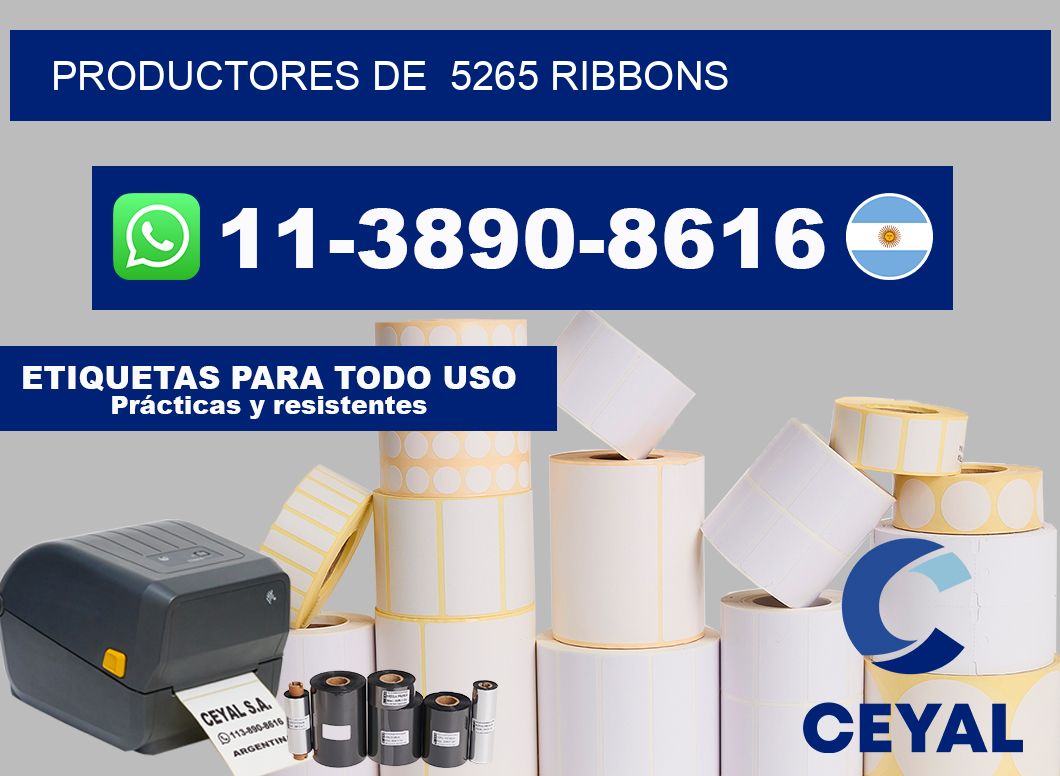productores de  5265 ribbons