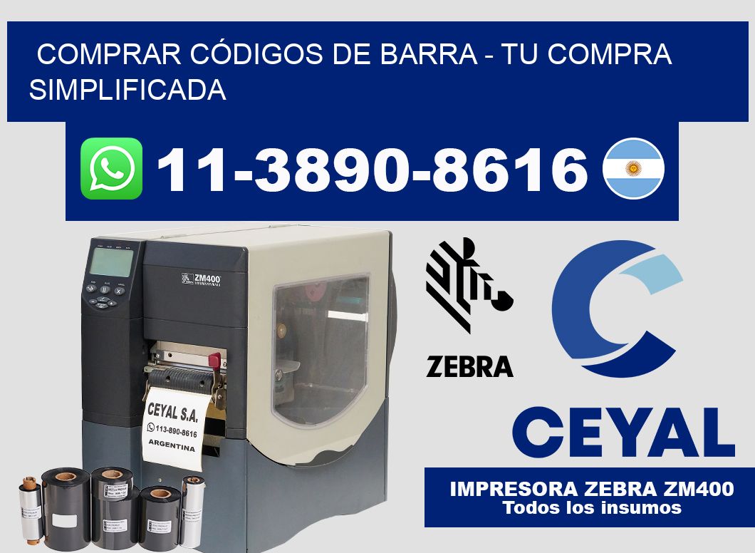 COMPRAR CÓDIGOS DE BARRA - Tu compra simplificada