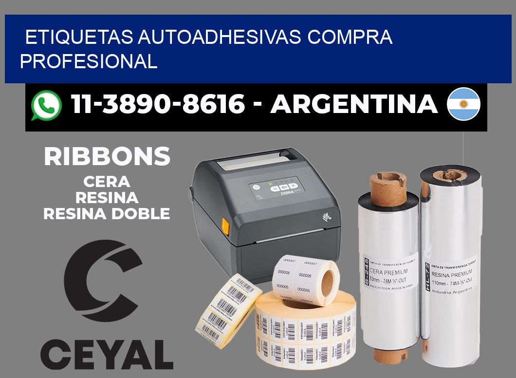 ETIQUETAS AUTOADHESIVAS Compra profesional