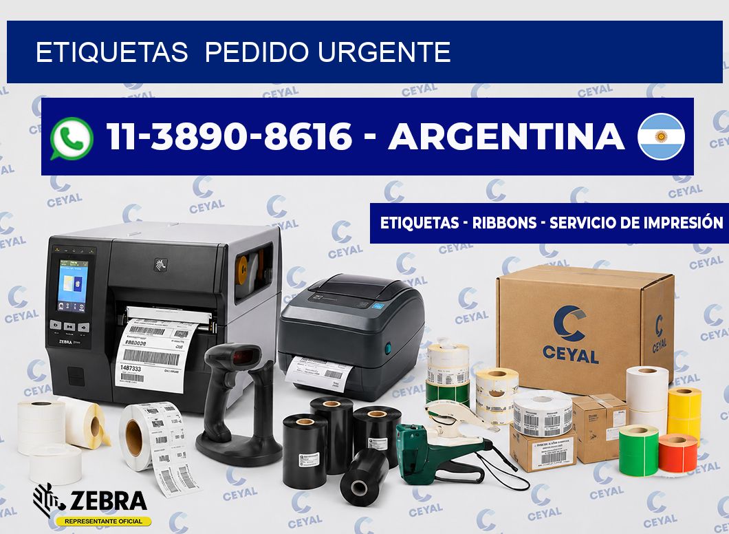 ETIQUETAS  Pedido urgente