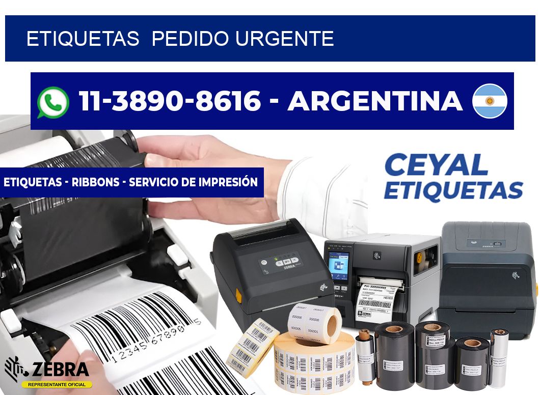 ETIQUETAS  Pedido urgente