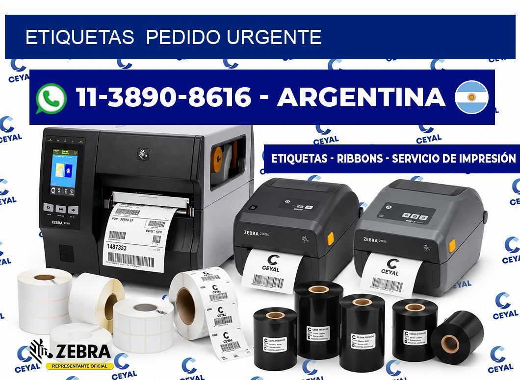 ETIQUETAS  Pedido urgente
