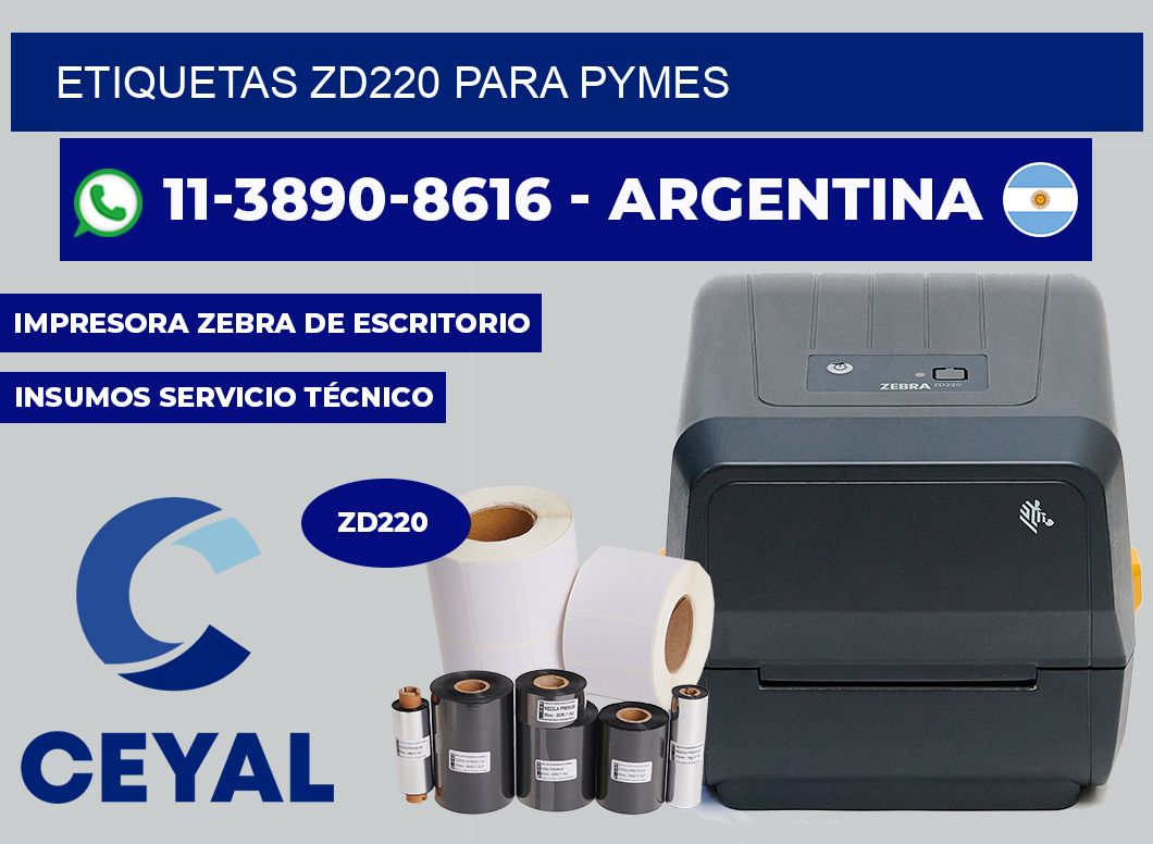 ETIQUETAS ZD220 PARA PYMES
