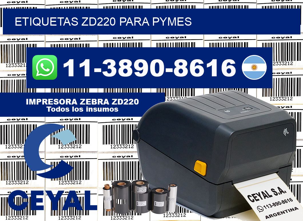 ETIQUETAS ZD220 PARA PYMES