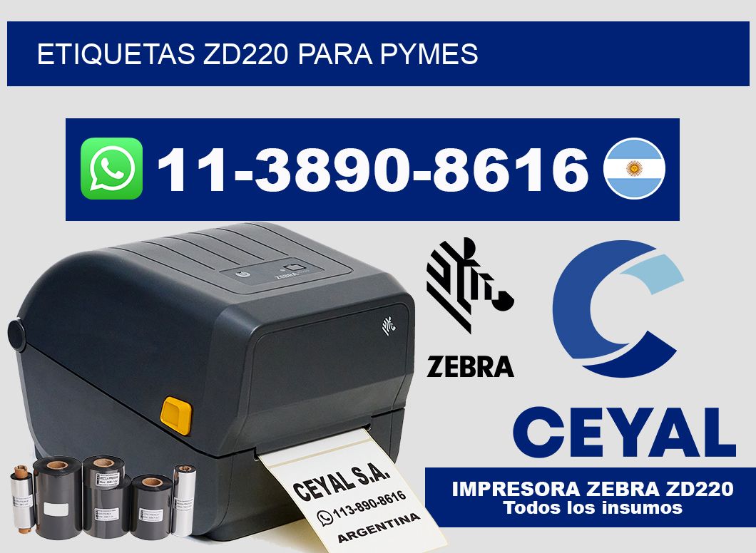 ETIQUETAS ZD220 PARA PYMES