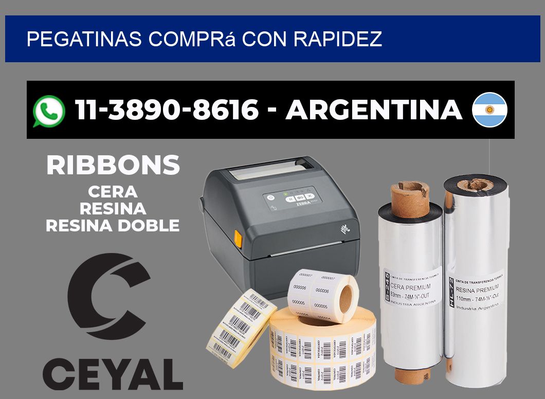PEGATINAS Comprá con rapidez