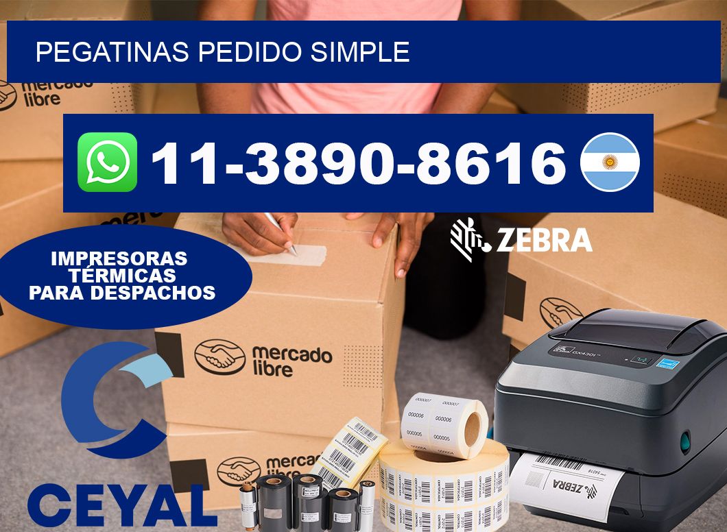 PEGATINAS Pedido simple