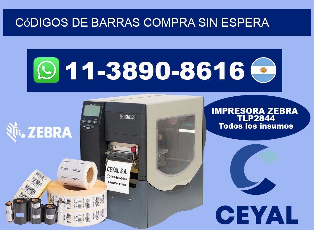 códigos de barras Compra sin espera