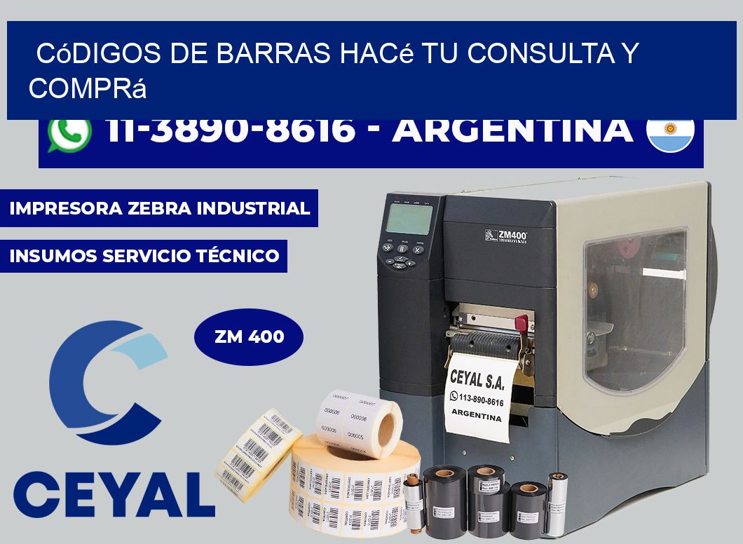 códigos de barras Hacé tu consulta y comprá