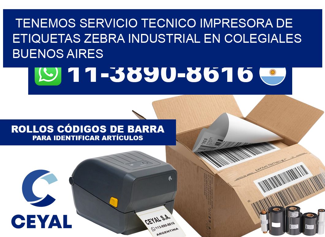 tenemos servicio tecnico Impresora de etiquetas zebra industrial en Colegiales  Buenos Aires