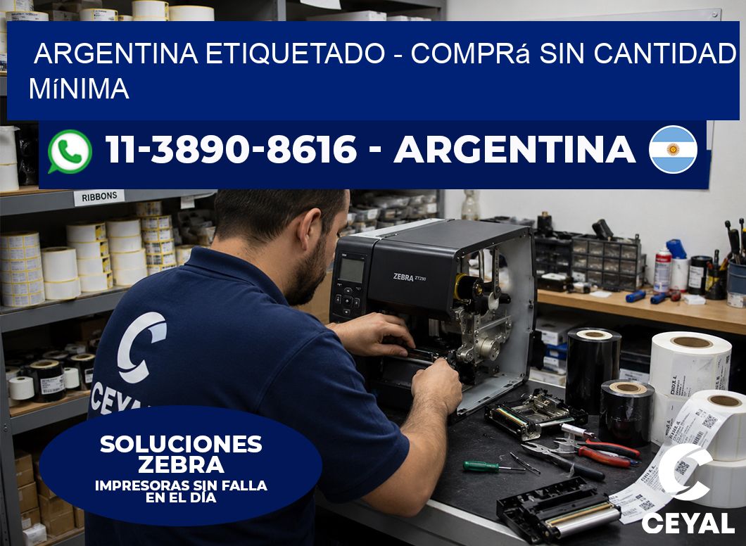 ARGENTINA ETIQUETADO - Comprá sin cantidad mínima