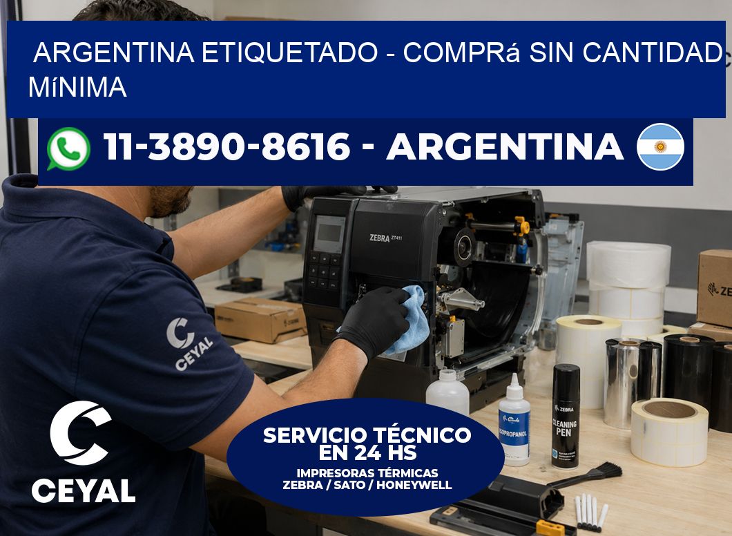 ARGENTINA ETIQUETADO - Comprá sin cantidad mínima
