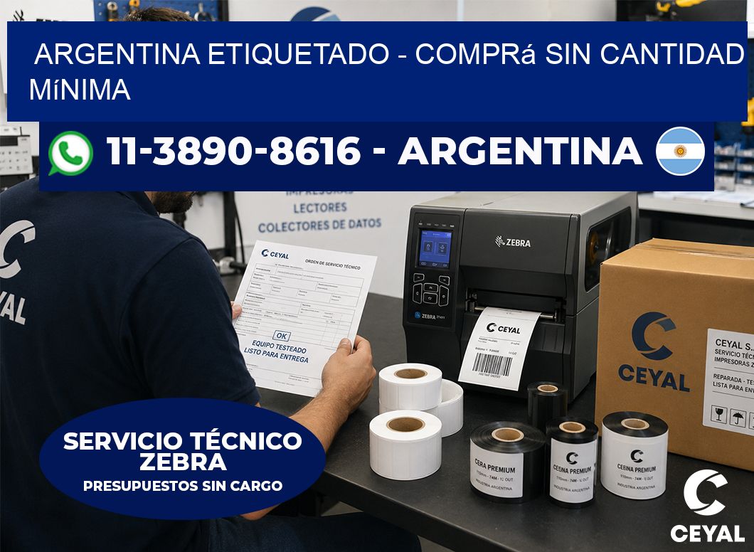 ARGENTINA ETIQUETADO - Comprá sin cantidad mínima