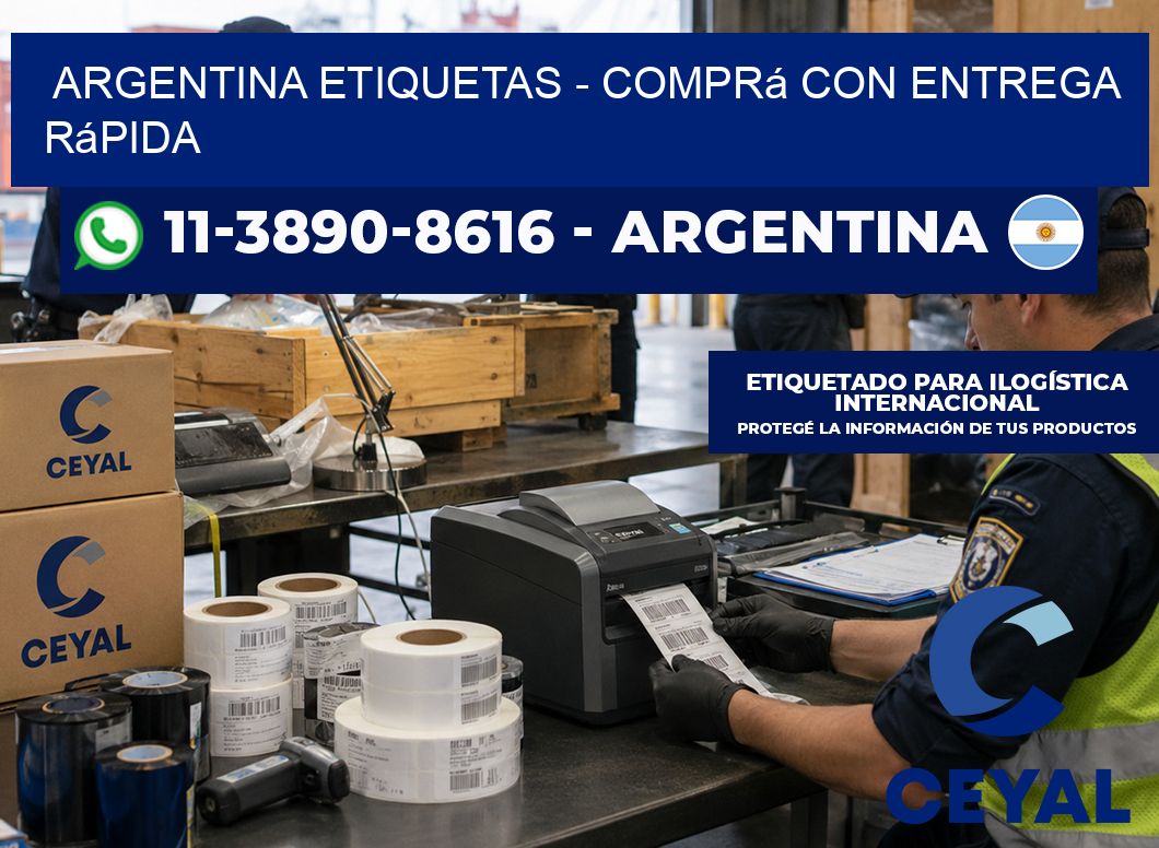 ARGENTINA ETIQUETAS - Comprá con entrega rápida