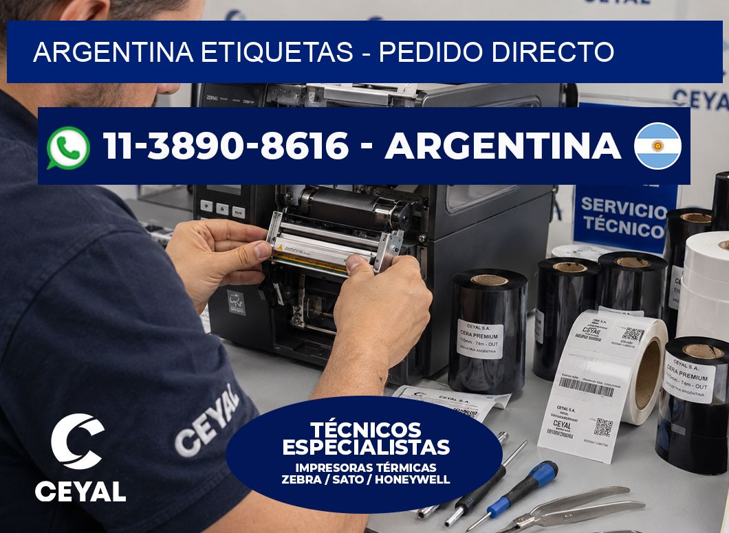 ARGENTINA ETIQUETAS - Pedido directo