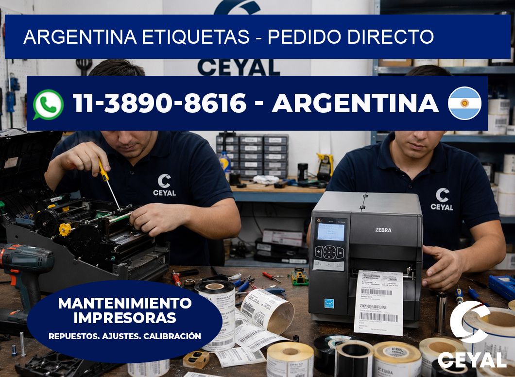 ARGENTINA ETIQUETAS - Pedido directo