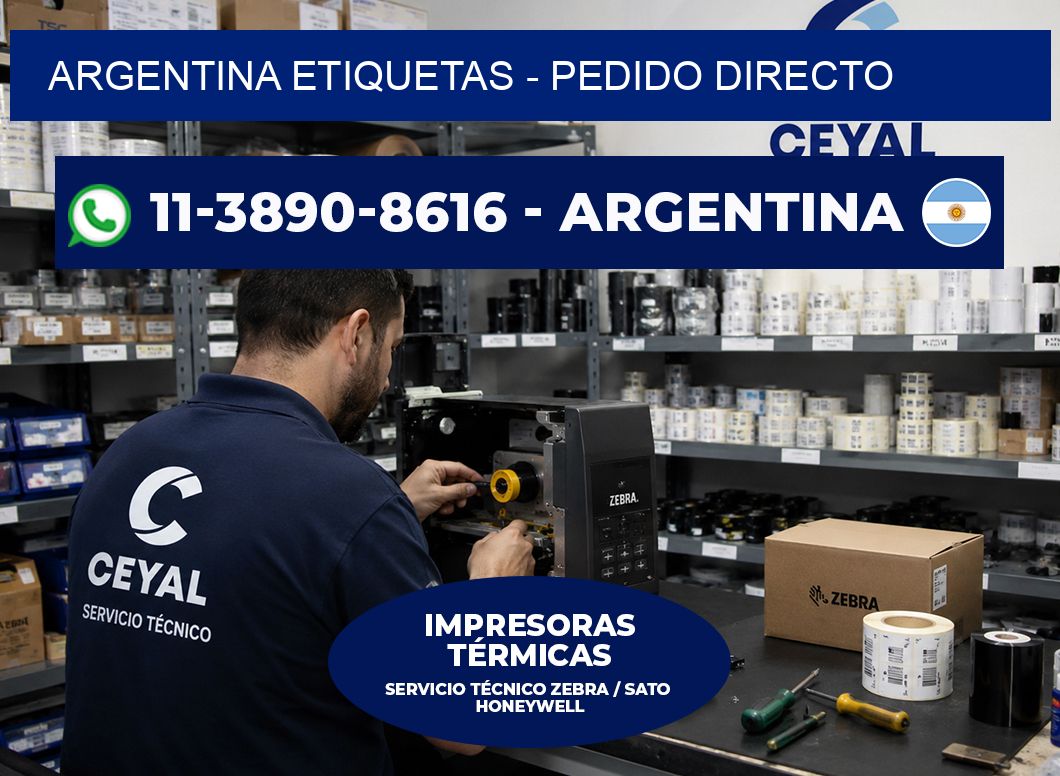 ARGENTINA ETIQUETAS - Pedido directo