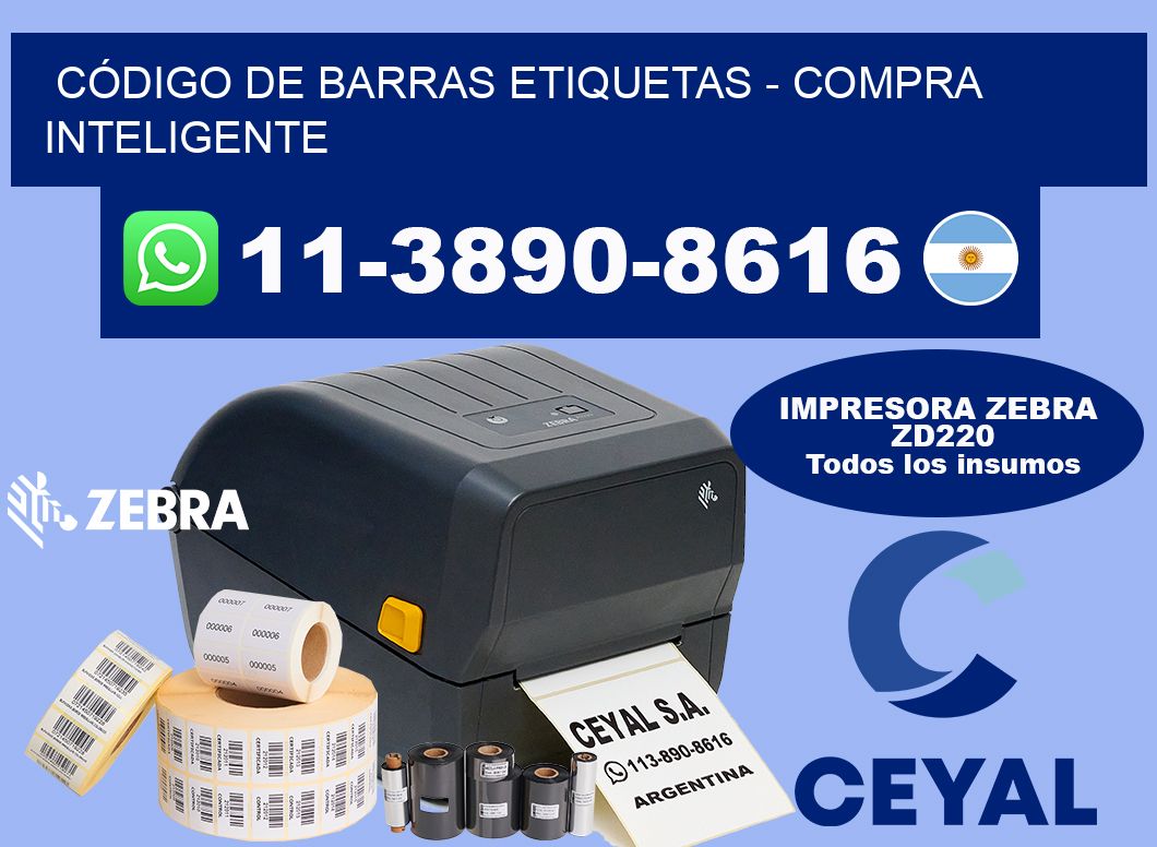 CÓDIGO DE BARRAS ETIQUETAS - Compra inteligente