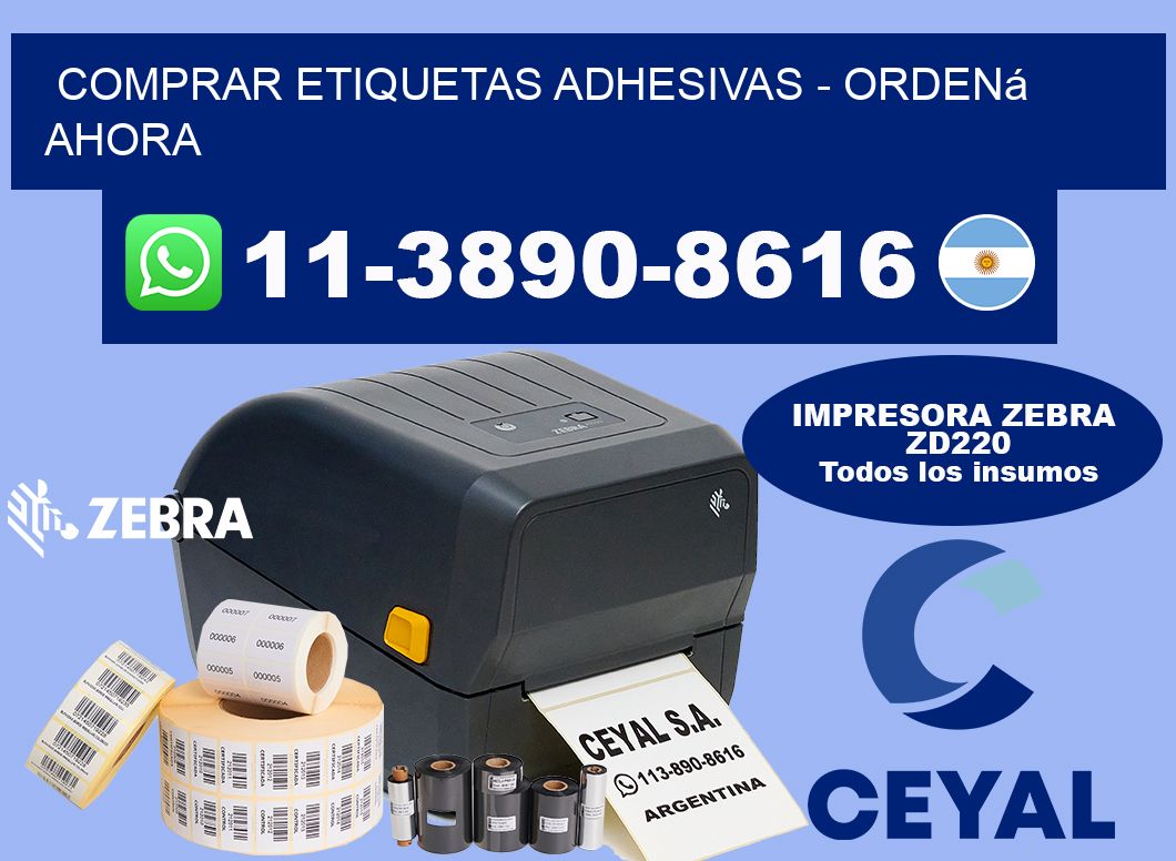 COMPRAR ETIQUETAS ADHESIVAS - Ordená ahora